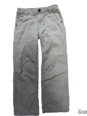 Cherokee Girls Sz 7 Khaki corduroy Pants With Adjustable Waist Boot Cut